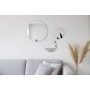 Lustro FAMILIA SET– zestaw 3 luster okrągłych (średnice 25, 30 i 40 cm) do salonu, sypialni, łazienki i nowoczesnych wnętrz